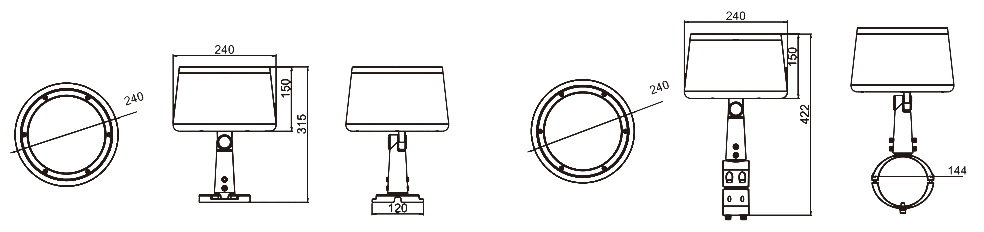 投光燈YGCL-TA24(圖2)