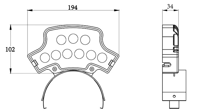 瓦楞燈YGAL-WA27(圖2)