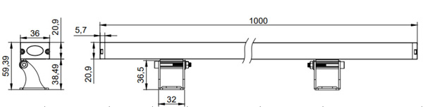 遠距離傳輸洗墻燈(圖2)